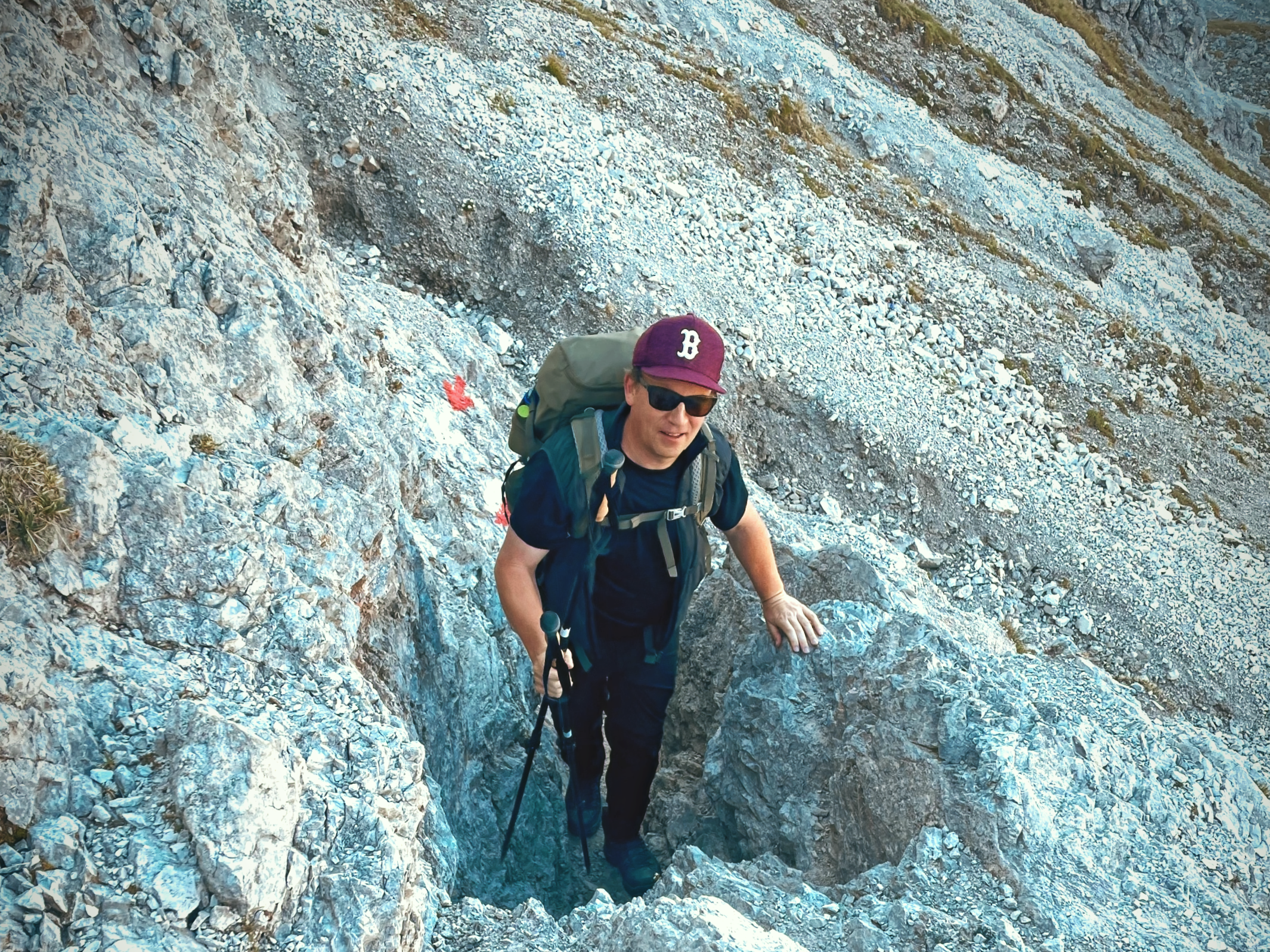 Bergweg auf dem Stubai Höhenweg